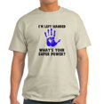 thumbnail image 1 of CafePress - Left Handed Super Power Light T Shirt - Men's Classic Graphic T-Shirt, 1 of 4