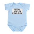 thumbnail image 1 of CafePress - Left My Interpreter Infant Bodysuit - Baby Light Bodysuit, Size Newborn - 24 Months, 1 of 4