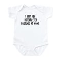 thumbnail image 1 of CafePress - Left My Interpreter Infant Bodysuit - Baby Light Bodysuit, Size Newborn - 24 Months, 1 of 4