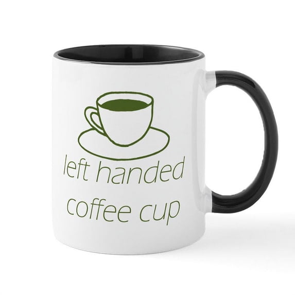 CafePress - Lefty Coffee Cup Mug Mugs - 11 oz Ceramic Mug - Novelty Coffee Tea Cup