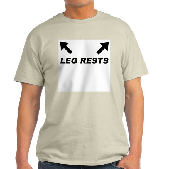 CafePress - Leg Rests Ash Grey T Shirt - Men's Classic Graphic T-Shirt