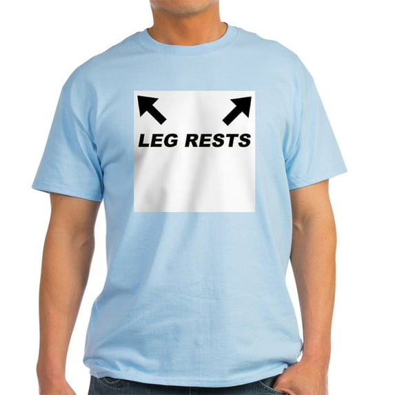 CafePress - Leg Rests Ash Grey T Shirt - Men's Classic Graphic T-Shirt