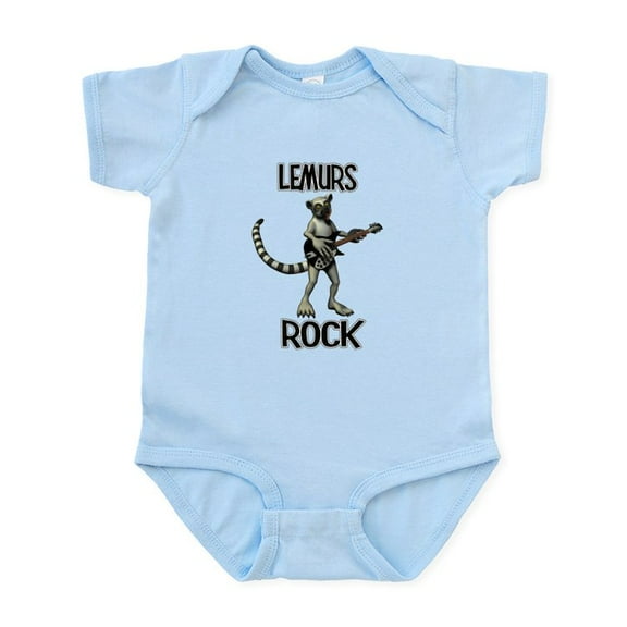 CafePress - Lemurs Rock Infant Bodysuit - Baby Light Bodysuit, Size Newborn - 24 Months