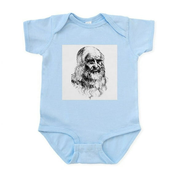 CafePress - Leonardo Da Vinci Infant Bodysuit - Baby Light Bodysuit, Size Newborn - 24 Months