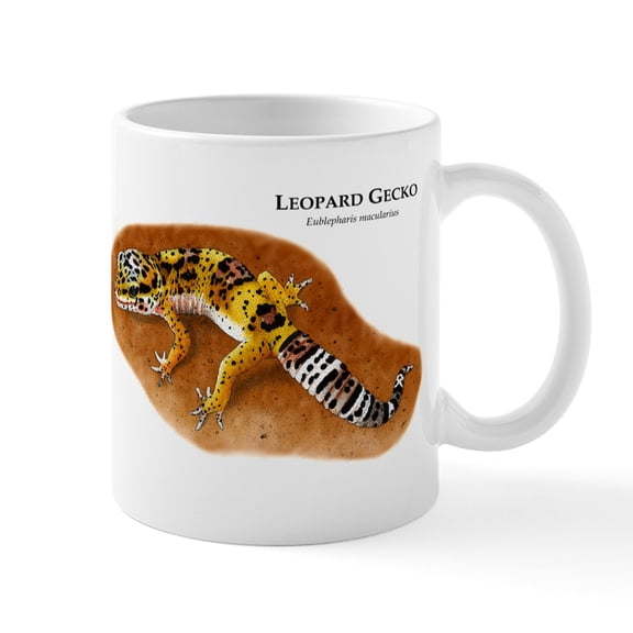 CafePress - Leopard Gecko Mug - 11 oz Ceramic Mug - Novelty Coffee Tea Cup