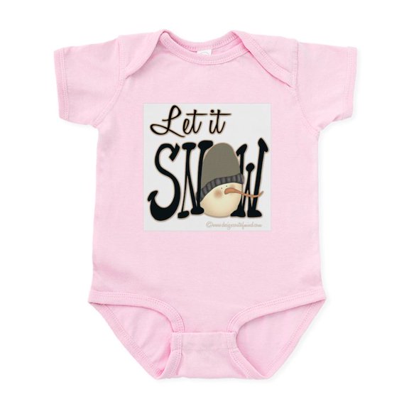 CafePress - Let It Snow Infant Bodysuit - Baby Light Bodysuit, Size Newborn - 24 Months