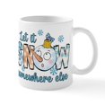 thumbnail image 1 of CafePress - Let It Snow Somewhere Else Mugs - 11 oz Ceramic Mug - Novelty Coffee Tea Cup, 1 of 4