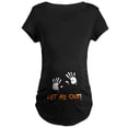 thumbnail image 1 of CafePress - Let Me Out Maternity Dark T Shirt - Maternity Dark T-Shirt, 1 of 3