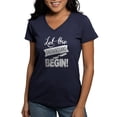 thumbnail image 1 of CafePress - Let The Shenanigans Begin T Shirt - Women's V-Neck Dark T-Shirt, 1 of 4