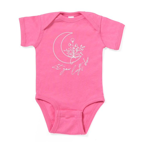 CafePress - Let Your Light Shine Body Suit - Cute Infant Bodysuit Baby Romper - Size Newborn - 24 Months