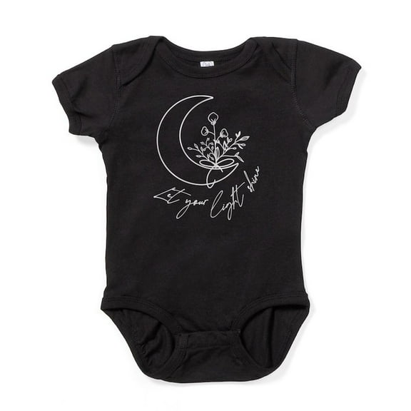 CafePress - Let Your Light Shine Body Suit - Cute Infant Bodysuit Baby Romper - Size Newborn - 24 Months