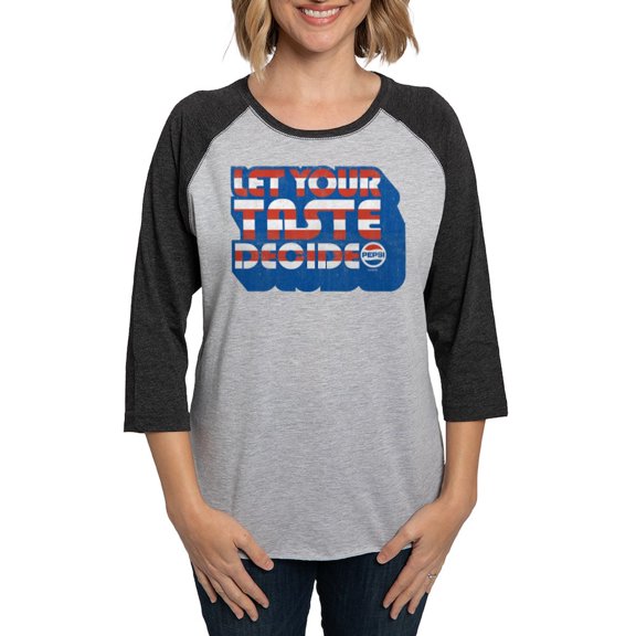 CafePress - Let Your Taste Decide - Womens Baseball Tee