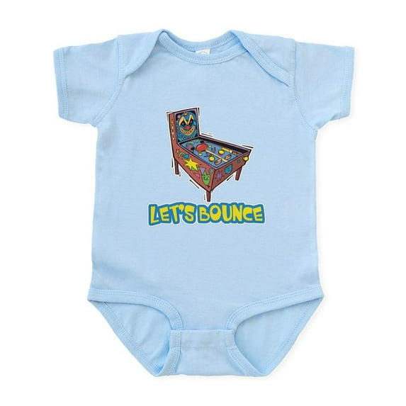 CafePress - Let's Bounce Pinball Machine Infant Bodysuit - Baby Light Bodysuit, Size Newborn - 24 Months