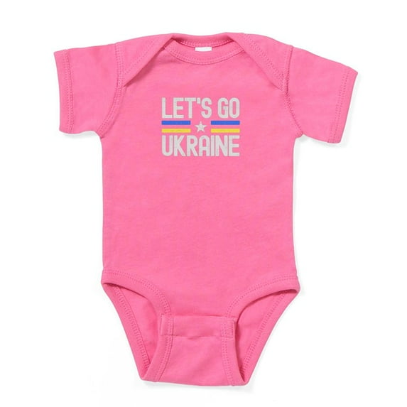 CafePress - Let's Go Ukraine Body Suit - Cute Infant Bodysuit Baby Romper - Size Newborn - 24 Months