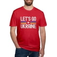 thumbnail image 1 of CafePress - Let's Go Ukraine T Shirt - Men's Fitted T-Shirt, 1 of 4