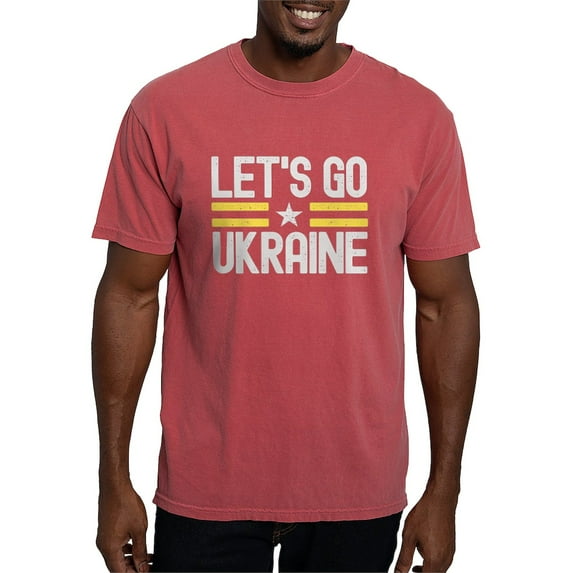 CafePress - Let's Go Ukraine T Shirt - Mens Comfort Colors Shirt