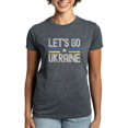 thumbnail image 1 of CafePress - Let's Go Ukraine T Shirt - Women's Traditional Fit Dark T-Shirt, 1 of 4