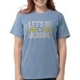 thumbnail image 1 of CafePress - Let's Go Ukraine T Shirt - Womens Comfort Colors® Shirt, 1 of 4