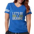 thumbnail image 1 of CafePress - Let's Go Ukraine T Shirt - Womens Football Shirt, 1 of 4