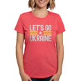 thumbnail image 1 of CafePress - Let's Go Ukraine T Shirt - Womens Tri-blend T-Shirt, 1 of 4