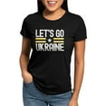 thumbnail image 1 of CafePress - Let's Go Ukraine T Shirt - Womens Tri-blend T-Shirt, 1 of 4