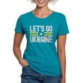 thumbnail image 1 of CafePress - Let's Go Ukraine T Shirt - Womens Tri-blend T-Shirt, 1 of 4