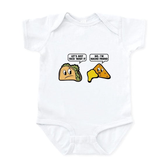 CafePress - Let's Just Taco 'Bout It Infant Bodysuit - Baby Light Bodysuit, Size Newborn - 24 Months