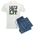 thumbnail image 1 of CafePress - Lets Get Lit Men's Light Pajamas - Men's Light Loose Fit Cotton Pajama Set, 1 of 7