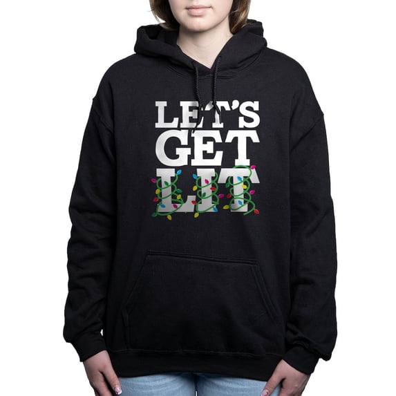 CafePress - Lets Get Lit - Pullover Hoodie, Classic & Comfortable Hooded Sweatshirt