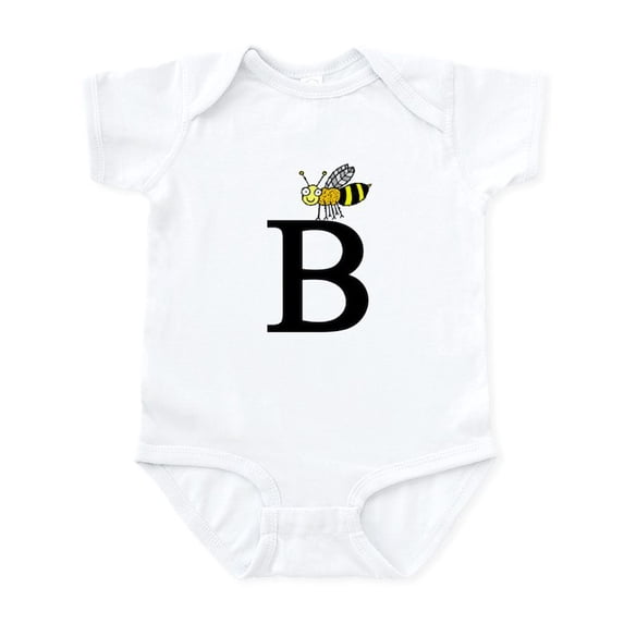 CafePress - Letter B Is For Bee Infant Creeper - Baby Light Bodysuit, Size Newborn - 24 Months