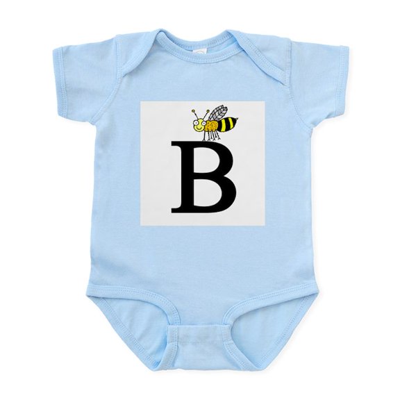 CafePress - Letter B Is For Bee Infant Creeper - Baby Light Bodysuit, Size Newborn - 24 Months