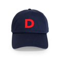 thumbnail image 1 of CafePress - Letter D Red - Adjustable 100% Brushed Unisex Casual Cotton Baseball Cap, Beige, 1, 1 of 2