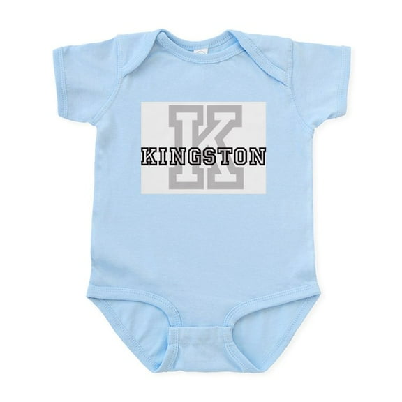 CafePress - Letter K: Kingston Infant Creeper - Baby Light Bodysuit, Size Newborn - 24 Months