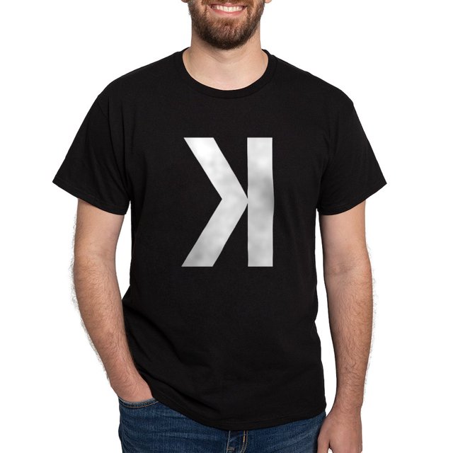 CafePress - Letter K T Shirt - Men's Classic Graphic Cotton T-Shirt