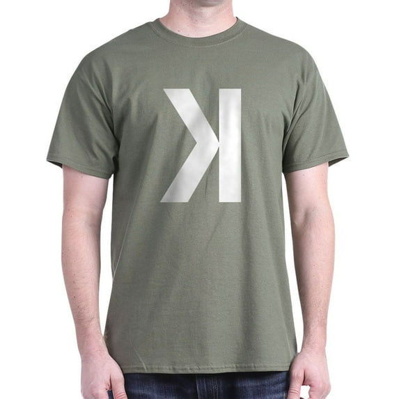 CafePress - Letter K T Shirt - Men's Classic Graphic Cotton T-Shirt