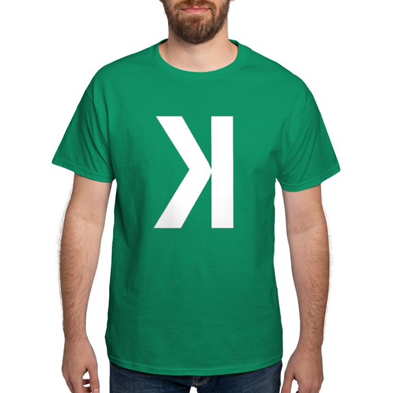 CafePress - Letter K T Shirt - Men's Classic Graphic Cotton T-Shirt