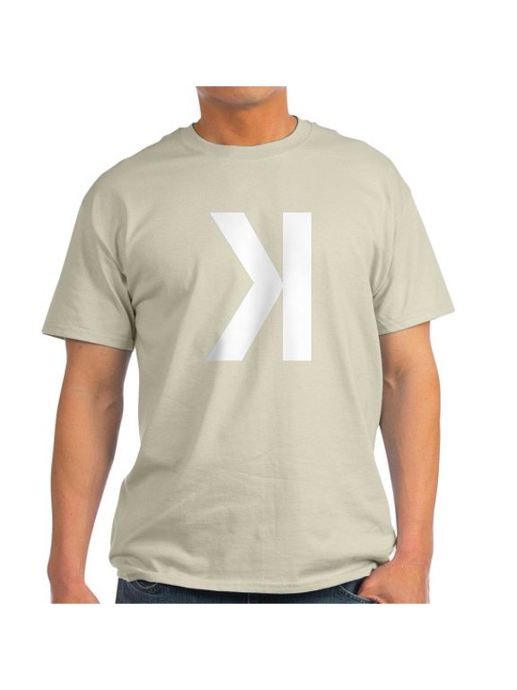 - Letter K T Shirt - Men's Classic Cotton T-Shirts