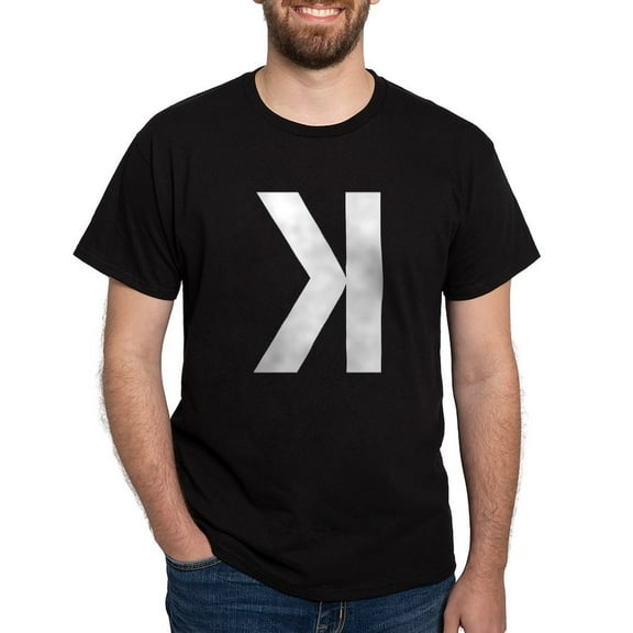 CafePress - Letter K T Shirt - Men's Classic Graphic Cotton T-Shirt