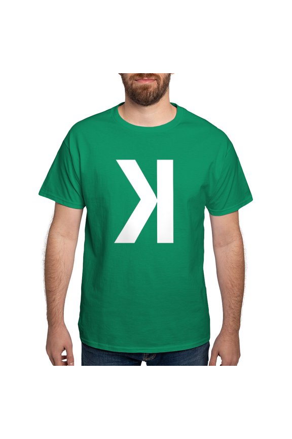 - Letter K T Shirt - Men's Classic Graphic Cotton T-Shirt