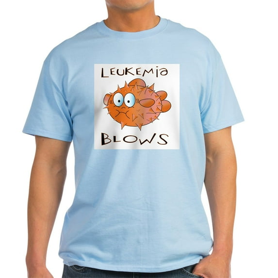 CafePress - Leukemia Blows Light T Shirt - Men's Classic Graphic T-Shirt
