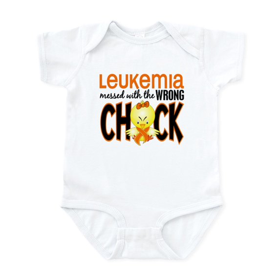 CafePress - Leukemia Messed With Wrong Chick Infant Bodysuit - Baby Light Bodysuit, Size Newborn - 24 Months