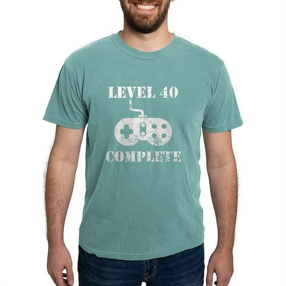 CafePress - Level 40 Complete 40Th Birthday T Shirt - Mens Comfort Colors Shirt