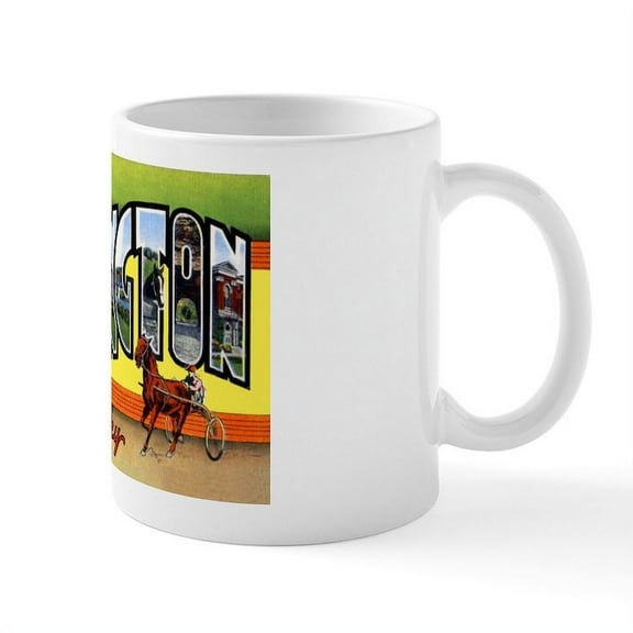 CafePress - Lexington Kentucky Greetings Mug - 11 oz Ceramic Mug - Novelty Coffee Tea Cup