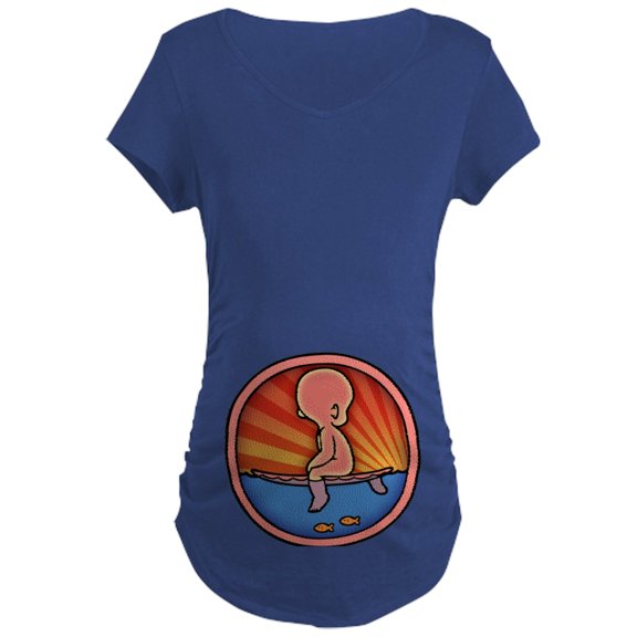 CafePress - Li'l Kahuna Maternity Dark T Shirt - Maternity Dark T-Shirt
