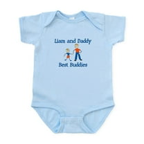 CafePress - Liam & Daddy Best Buddies Infant Bodysuit - Baby Light Bodysuit, Size Newborn - 24 Months