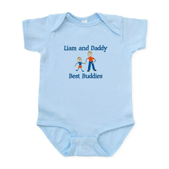 CafePress - Liam & Daddy Best Buddies Infant Bodysuit - Baby Light Bodysuit, Size Newborn - 24 Months