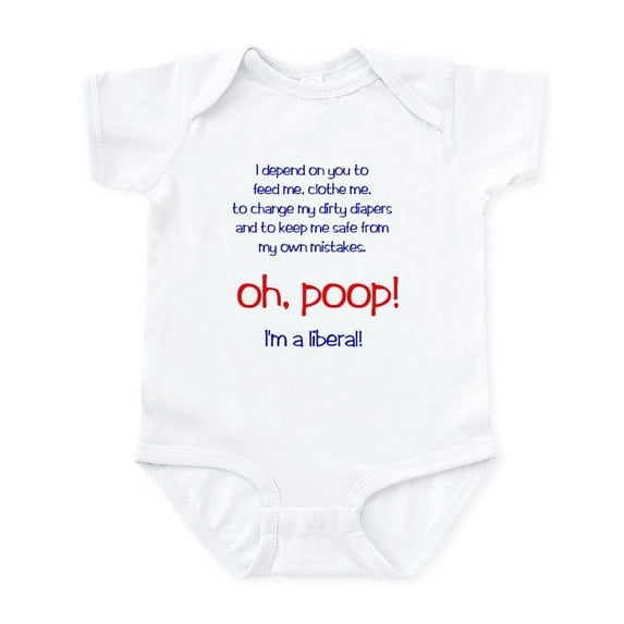 CafePress - Lib Bib (TM) Infant Bodysuit - Baby Light Bodysuit, Size Newborn - 24 Months