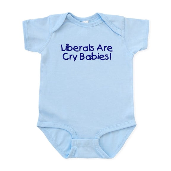 CafePress - Liberals Infant Onesie - Baby Light Bodysuit, Size Newborn - 24 Months