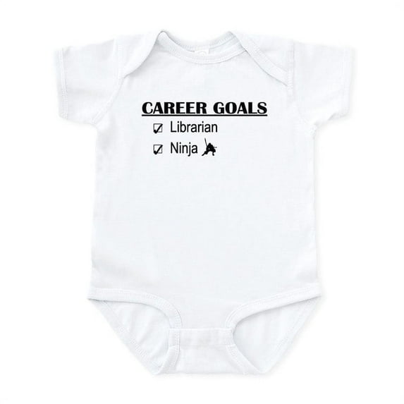CafePress - Librarian Career Goals Infant Bodysuit - Baby Light Bodysuit, Size Newborn - 24 Months