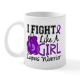 thumbnail image 1 of CafePress - Licensed Fight Like A Girl 15.2 Lupus Mug - 11 oz Ceramic Mug - Novelty Coffee Tea Cup, 1 of 3